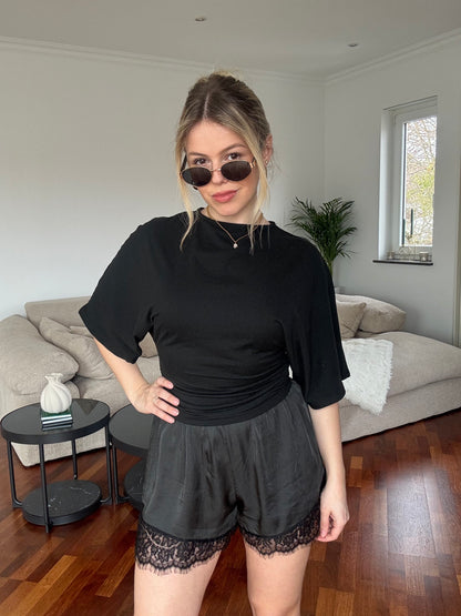 Spring Lace Shorts black