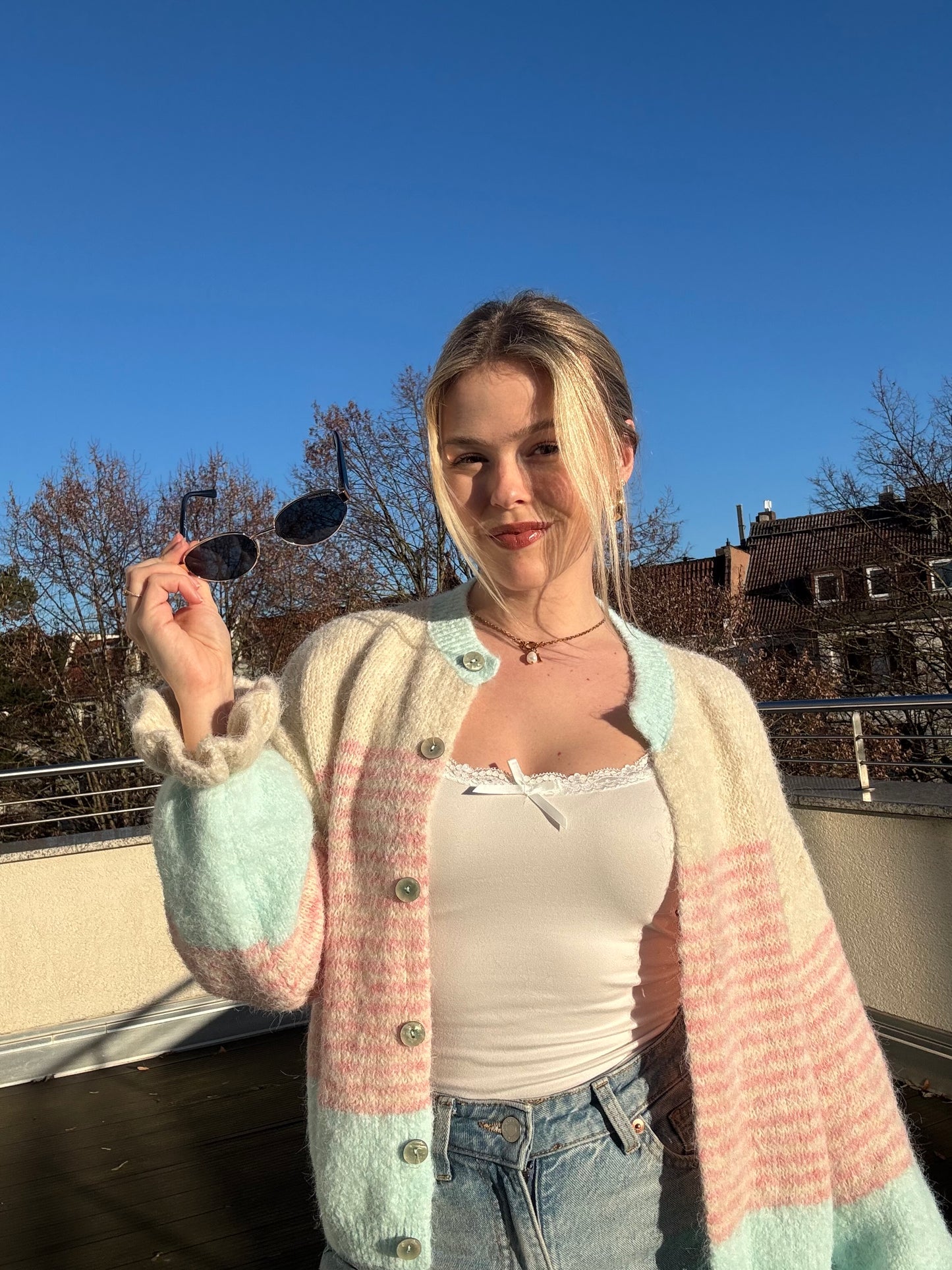 Rose Tulip Cardigan