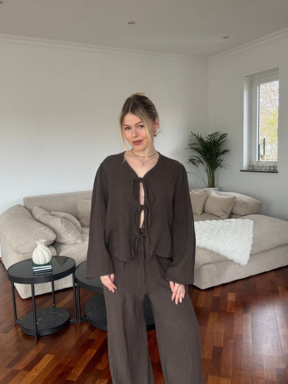 Mocha Bloom Pants