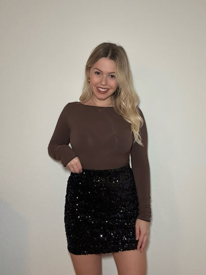 Sheer Top Cocoa Basic