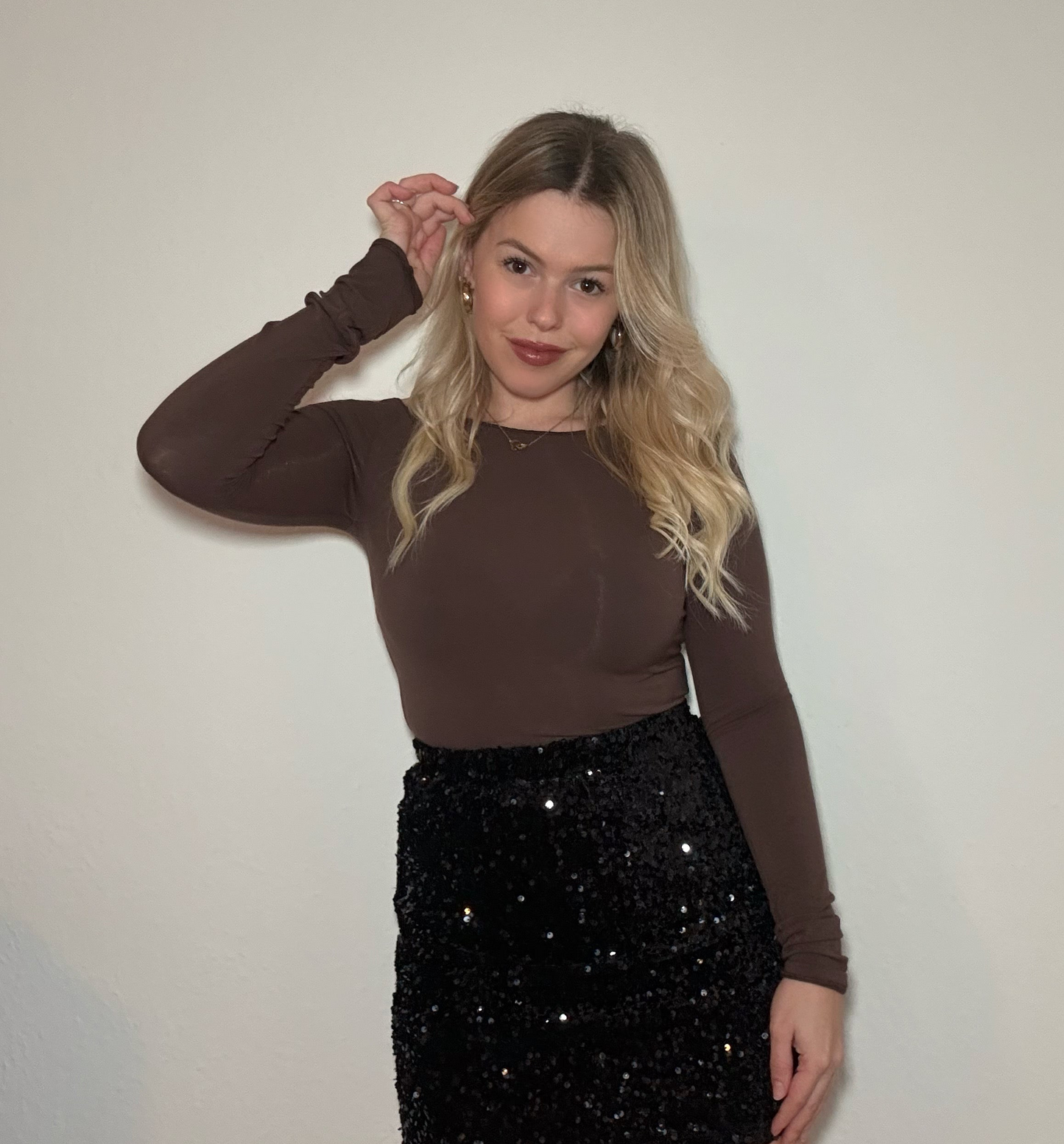 Sheer Top Cocoa Basic